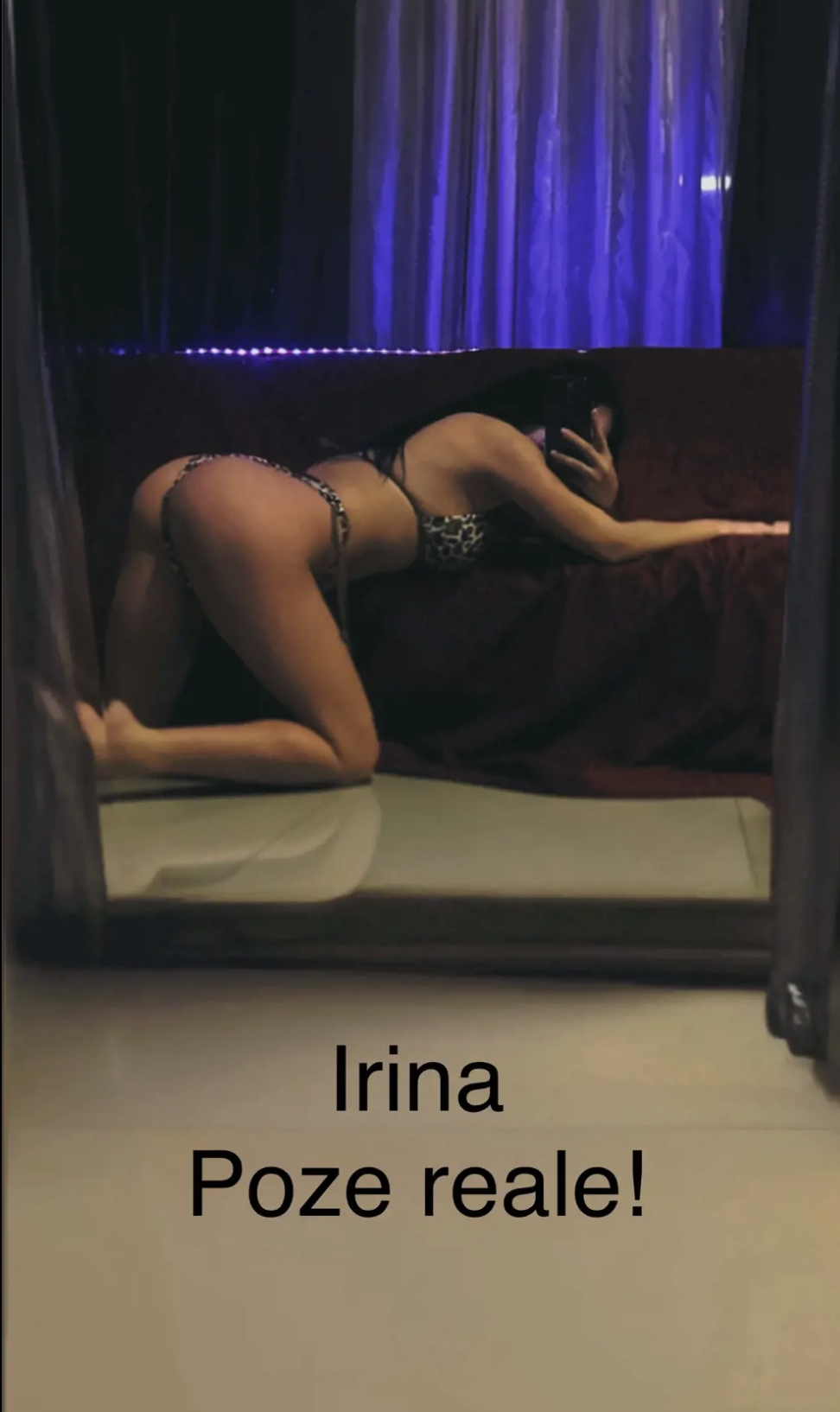 Irina, pentru prima oara la tine in oras!